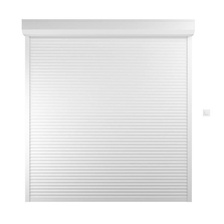 Volet roulant H220 x L240 cm en Aluminium recoupable en largeur et hau