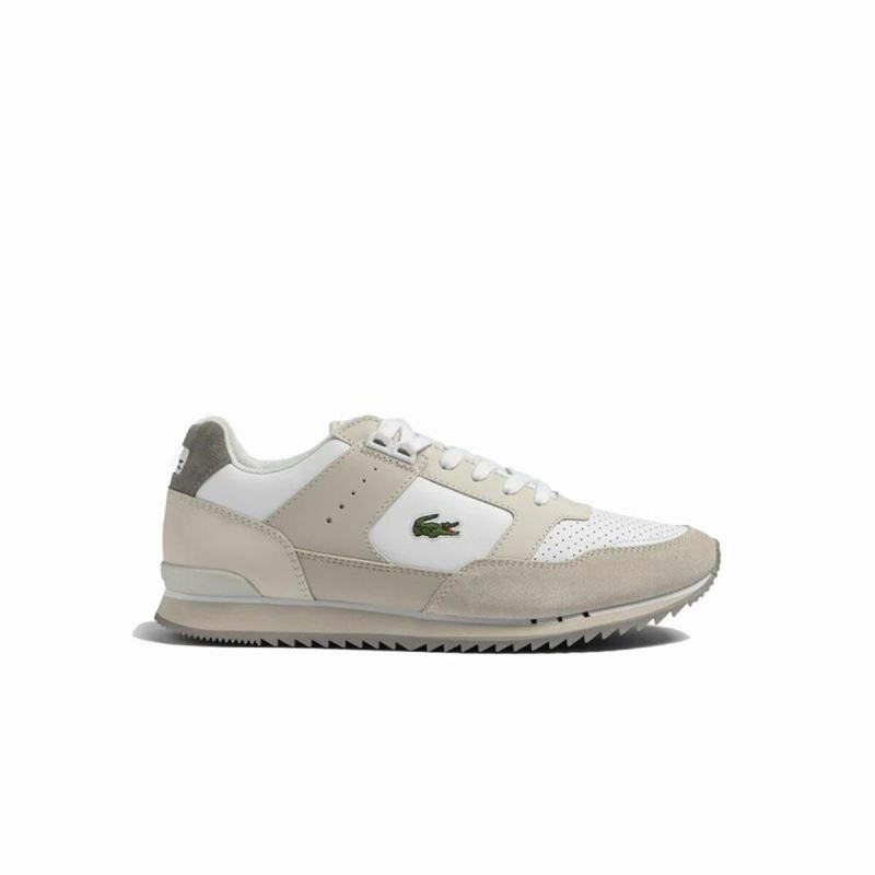 Chaussures casual homme Lacoste Partner Piste Leather Beige