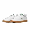 Chaussures casual homme Lacoste Carnaby Pro Leather Colour Block Blanc