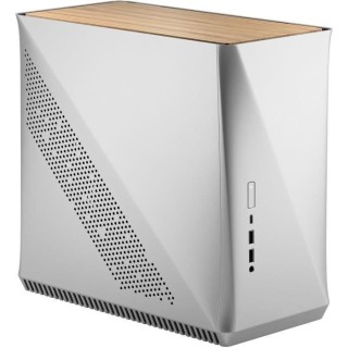 FRACTAL DESIGN BOITIER PC Era ITX - Silver- White Oak - Gris - Format