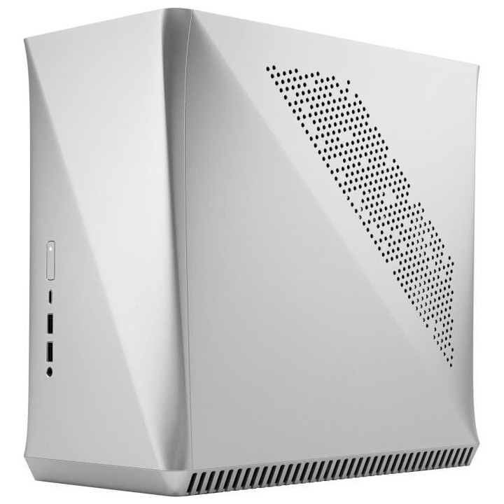 FRACTAL DESIGN BOITIER PC Era ITX - Silver- White Oak - Gris - Format