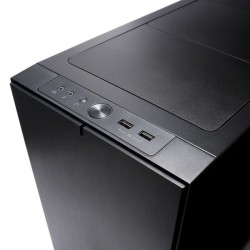 FRACTAL DESIGN BOITIER PC Define S - Moyen Tour - Noir - Format ATX (FD-CA-DEF-S-BK)