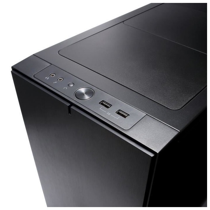 FRACTAL DESIGN BOITIER PC Define S - Moyen Tour - Noir - Format ATX (F