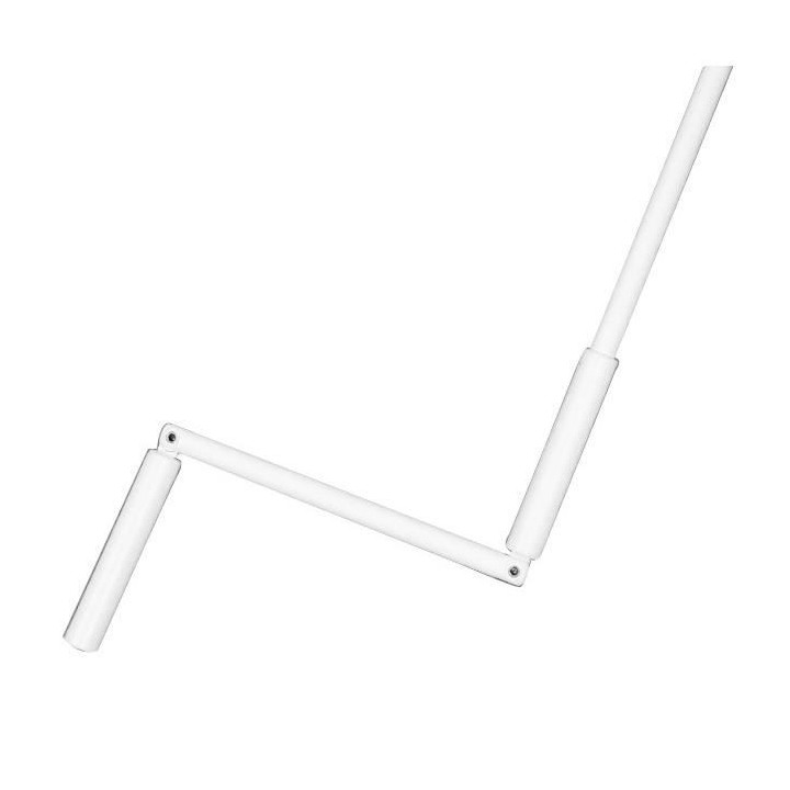 Manivelle complete - En acier blanc - Sortie hexagonale : Ø 10 mm - L