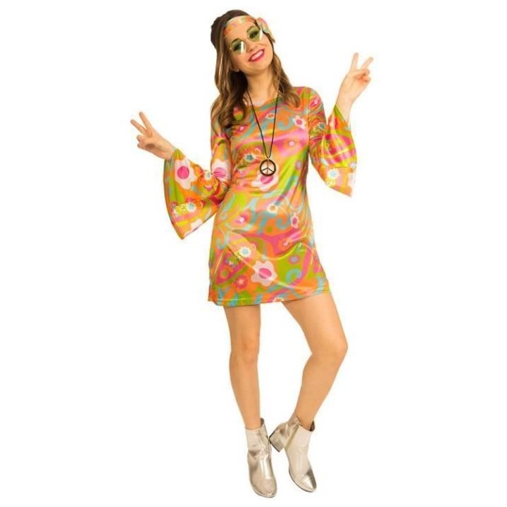 Costume adultes 60's Groovy Baby taille M