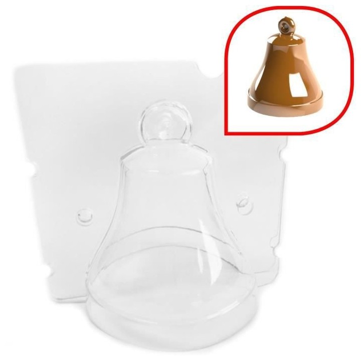 FRIFRI ZCMOUL4 - Moules 3D Cloche de Pâques - Sans BPA - Facile a uti