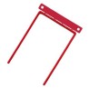 Trombone Elba D-Clip reliure Rouge fils de fer (100 Unités)