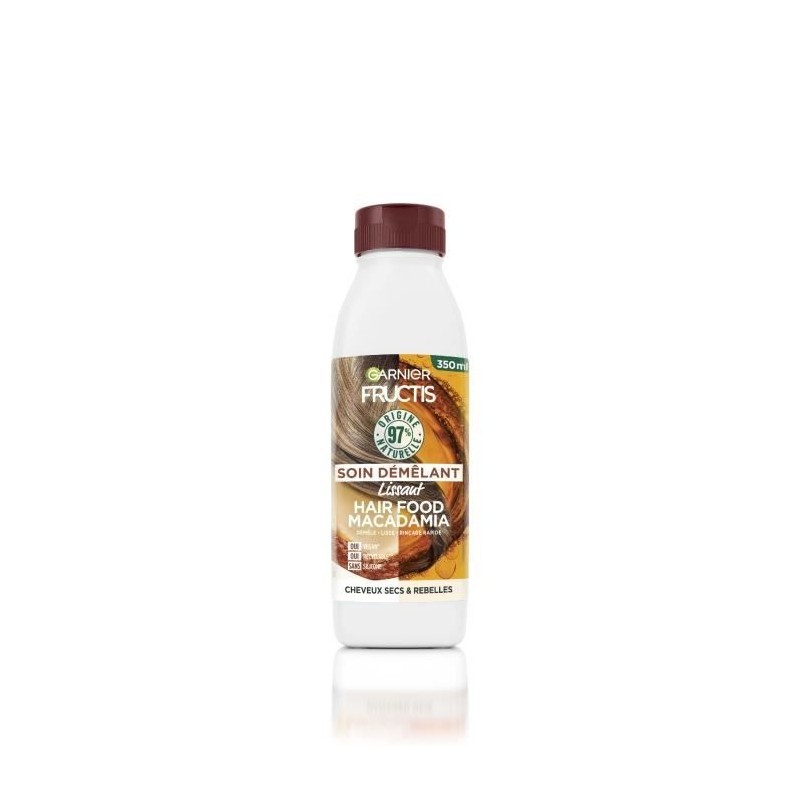 Démelant Hair Food Fructis GANRIER Lissant macadamia - 350 ml