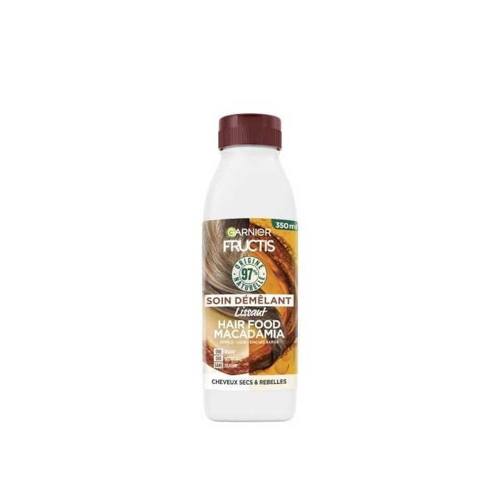 Démelant Hair Food Fructis GANRIER Lissant macadamia - 350 ml