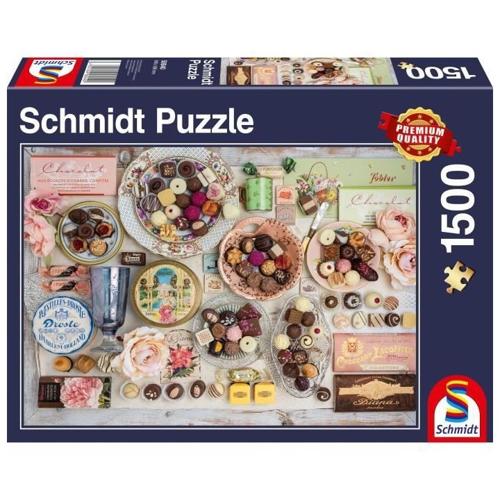 Puzzle Chocolats d'antan, 1500 pcs