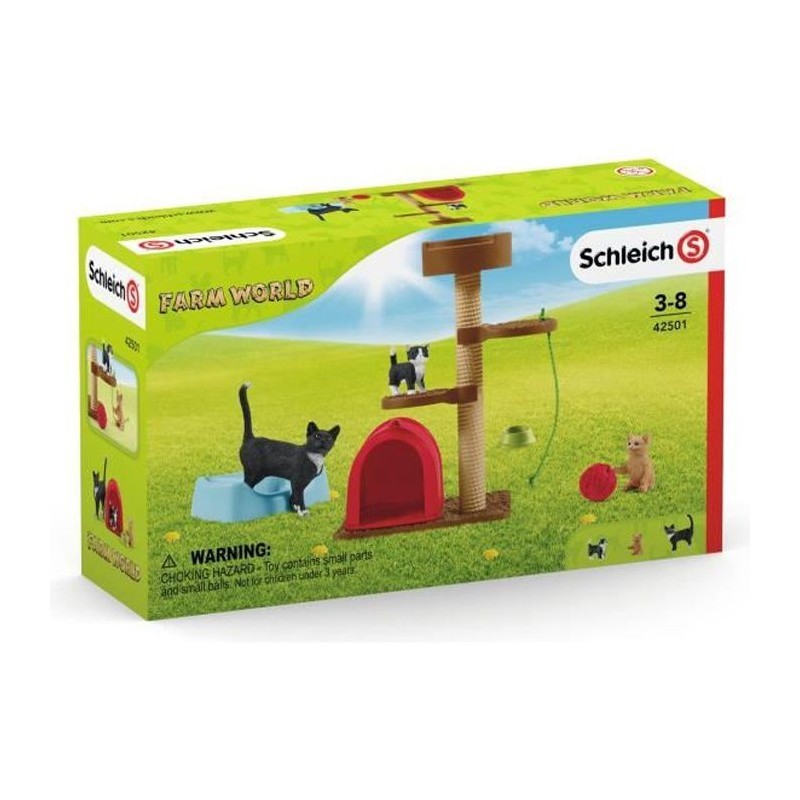 SCHLEICH - Divertissement pour chats mignons