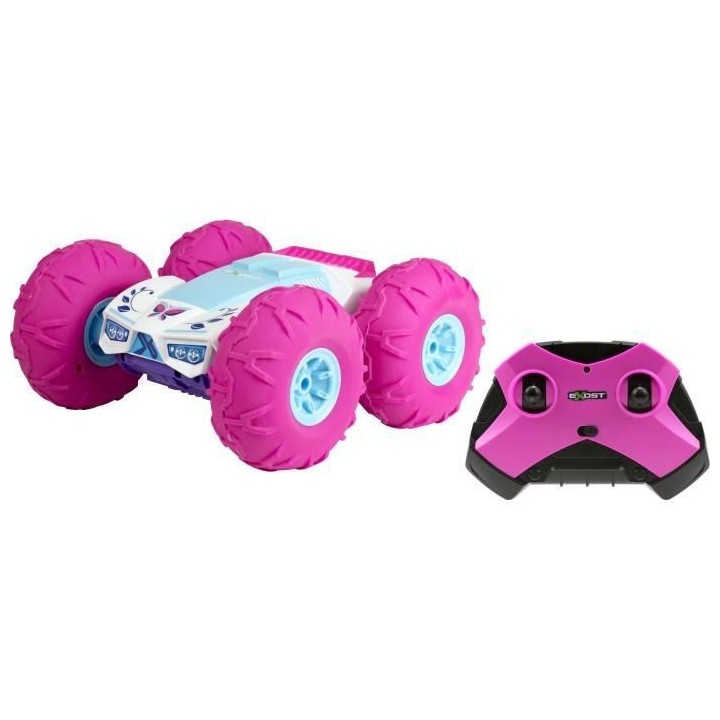 EXOST Voiture Télécommandée tout-terrain 360 Tornado rose - 25cm -