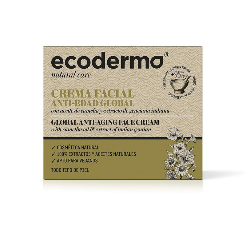 Crème visage Ecoderma Crema Facial 50 ml