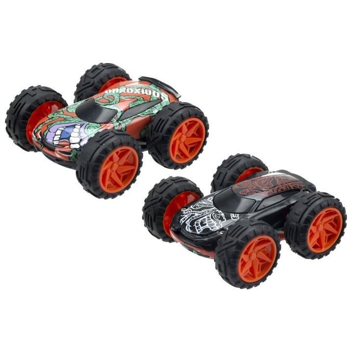 EXOST JUMP - Coffret cascades : 1 petite voiture a friction + accessoi
