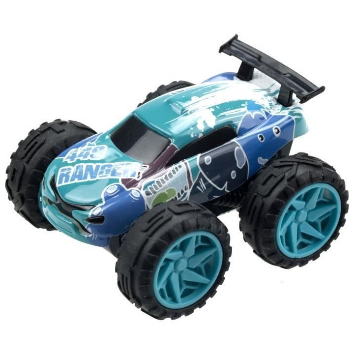 EXOST JUMP - Coffret cascades : 1 petite voiture a friction + accessoi