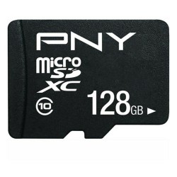 Carte Mémoire Micro SD avec Adaptateur PNY Performance Plus C10