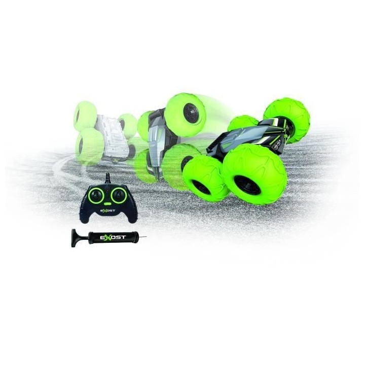 EXOST - 360 Tornado verte- Voiture télécommandée tout terrain -20cm