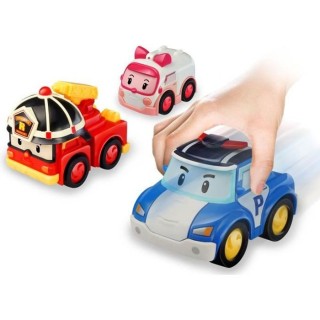 ROBOCAR POLI- Voitures a Friction - Pack de 3