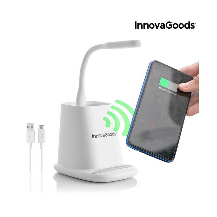 NEVA Lit adulte avec LED contemporain décor gris clair - l 160 x L 20