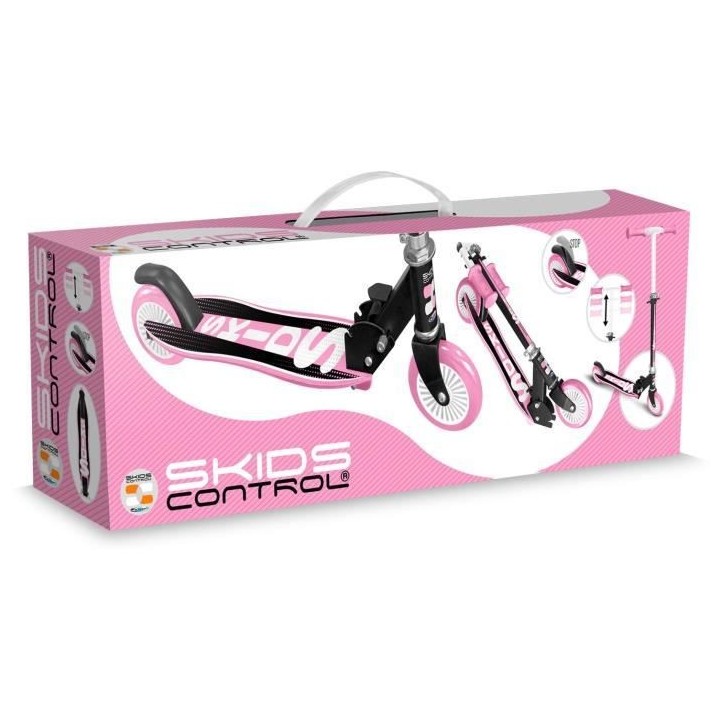 Trottinette Pliable Ergonomique PP Deck rose SKIDS CONTROL