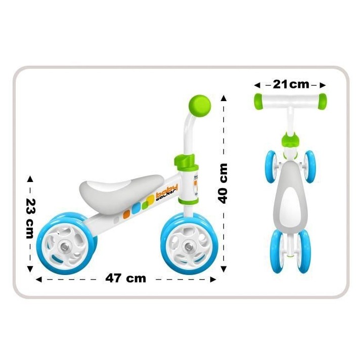 Ma 1er Draisienne Baby Walker Skids Control