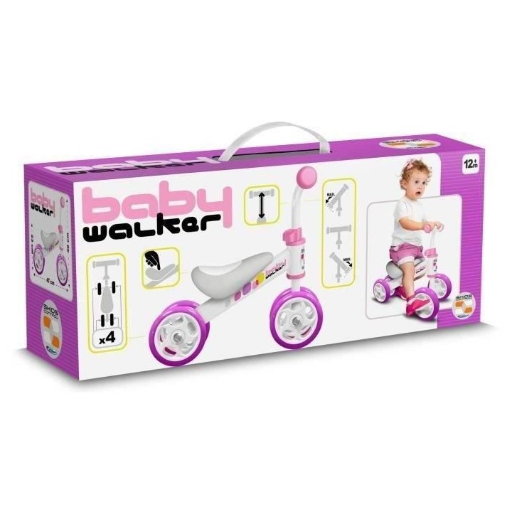 MA PREMIERE DRAISIENNE BABY WALKER SKIDS CONTROL FILLE
