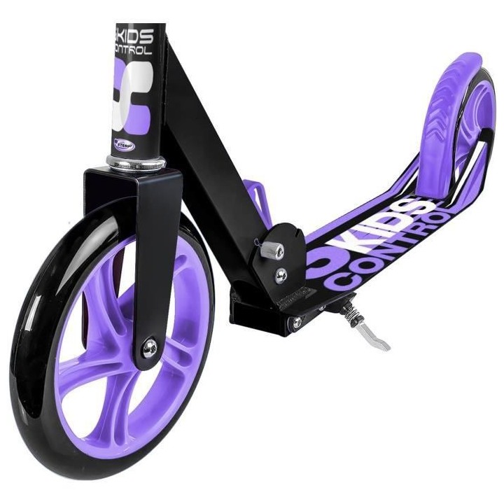 UNIVERSAL - Trottinette pliable ajustable 200mm avec béquille Mauve S