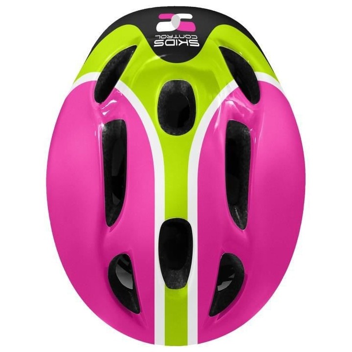 COMBO ROSE Sécurité (Casque + Genouilleres & Coudieres) SKIDS CONTRO