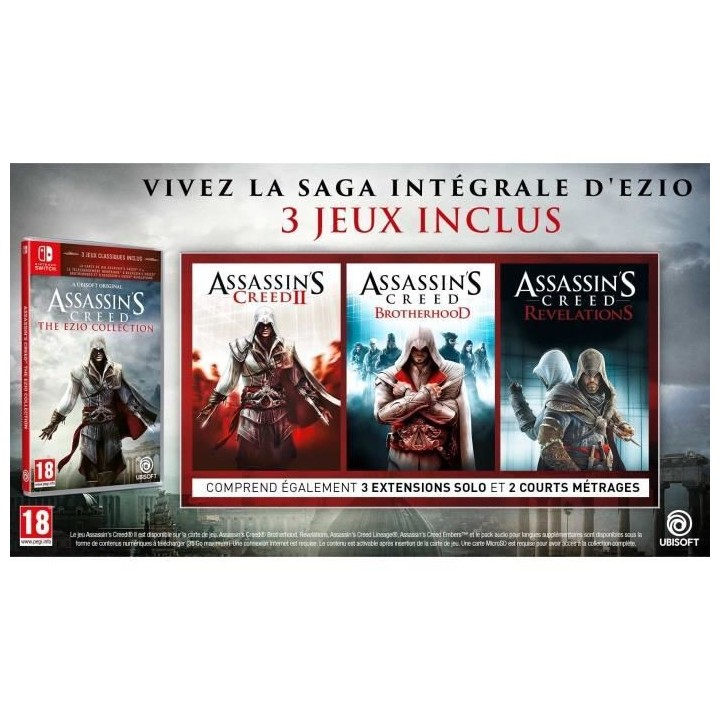 Assassin's Creed The Ezio Collection Jeu Switch