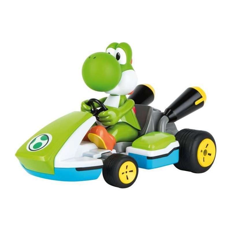 Mario Kart Voiture télécommandée Yoshi - Radiocommandée avec son, 35 cm