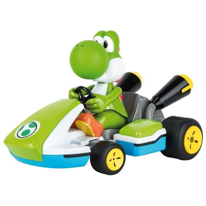 Mario Kart Voiture télécommandée Yoshi - Radiocommandée avec son,