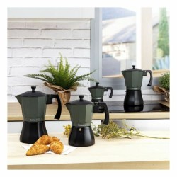 Cafétière Bidasoa Blanc Noir Aluminium (12 Tasses)