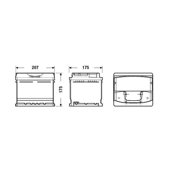 FULMEN Batterie auto XTREME FA472 (+ droite) 12V 47AH 459A