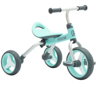 FUNBEE Porteur Tricycle 2 en 1 bleu clair Pour Enfant