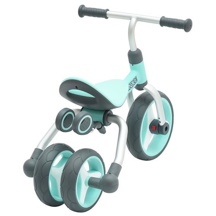 FUNBEE Porteur Tricycle 2 en 1 bleu clair Pour Enfant