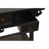 Table d'appoint DKD Home Decor Noir Bois Brun foncé (85 x 35 x 80 cm)