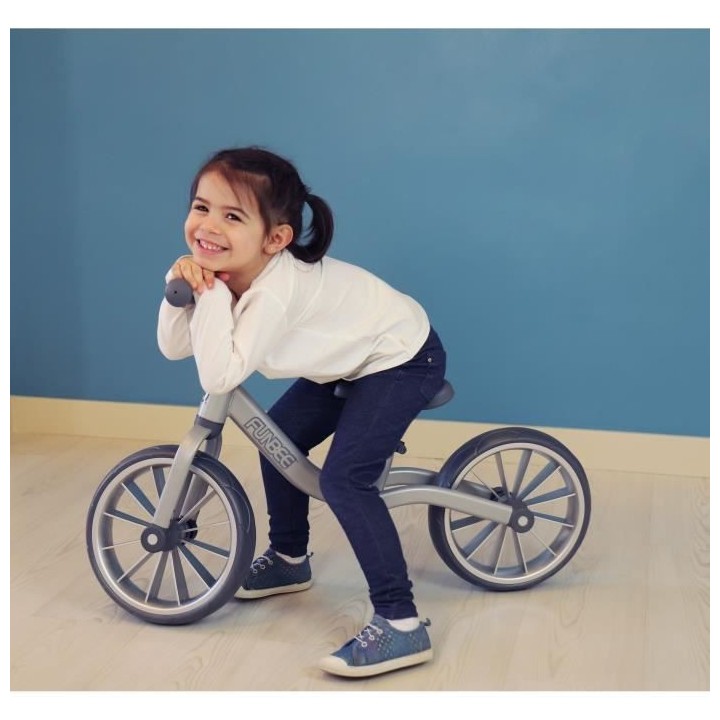 FUNBEE Draisienne 12'' Gris clair Pour Enfant