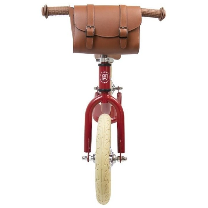 FUNBEE - Draisienne 12 Retro avec Sacoche pour enfant - Rouge