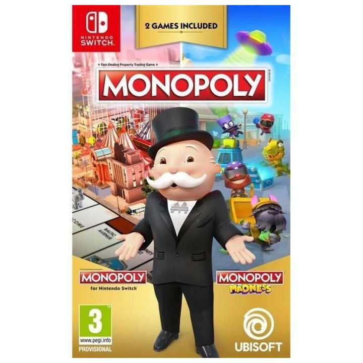 Complilation Monopoly Classic + Madness Jeu Switch