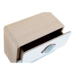 Caisson à Tiroirs DKD Home Decor LI-173532 Naturel Bois MDF 20 x 10 x 19 cm (2 Unités)