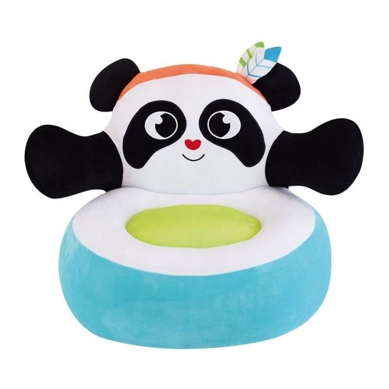 INDIAN PANDA Fauteuil peluche 40 x 45 x 40 cm pour enfant