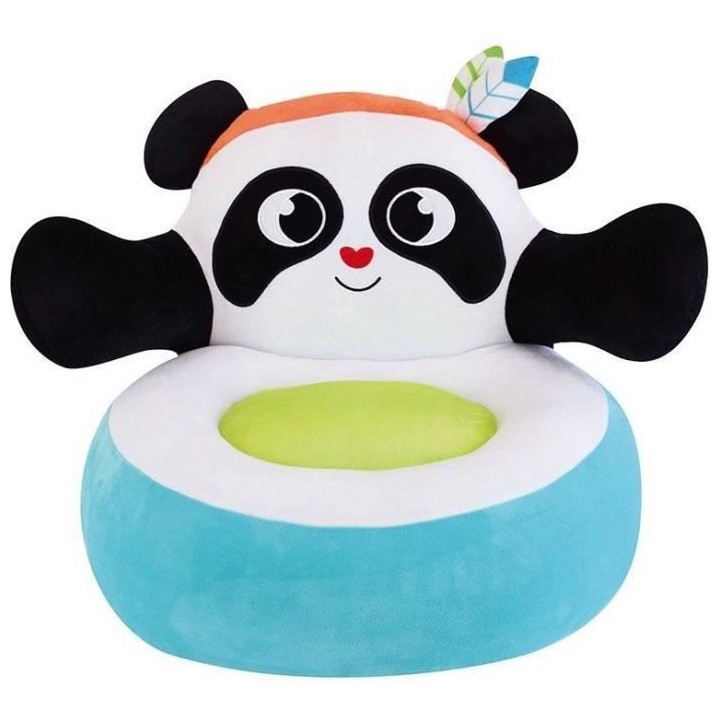 INDIAN PANDA Fauteuil peluche 40 x 45 x 40 cm pour enfant