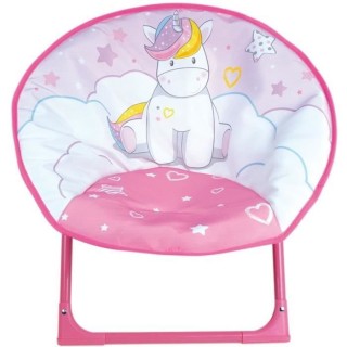 FUN HOUSE LICORNE Siege lune - Pliable H.47 x l.54 x P.42 cm - Pour en