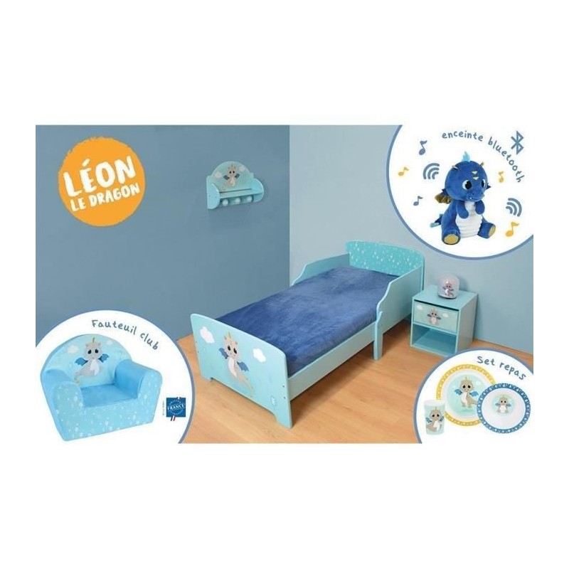 LEON LE DRAGON Pack chambre complet pour enfant