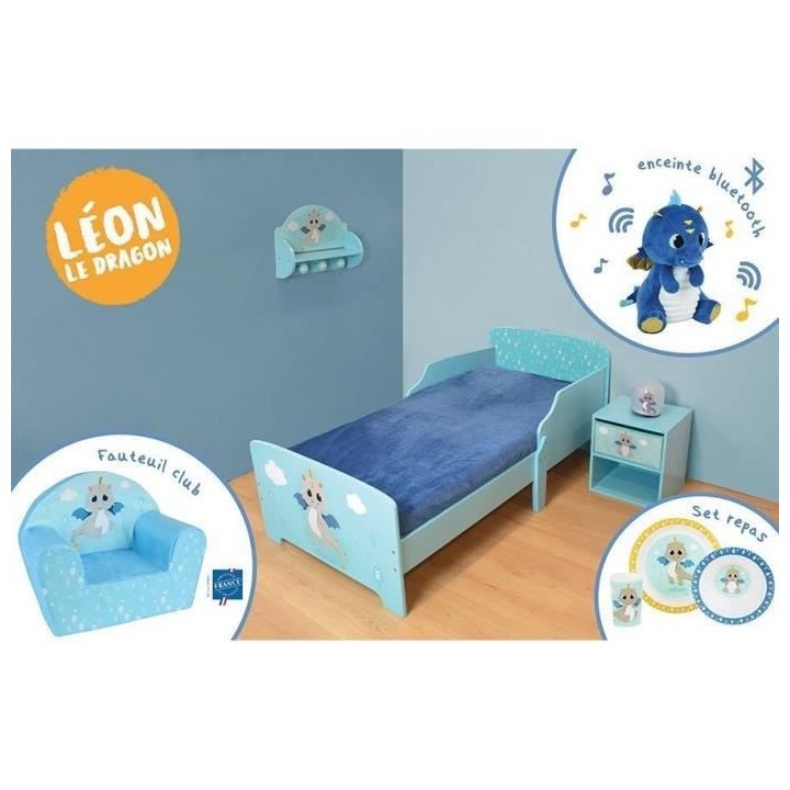 LEON LE DRAGON Pack chambre complet pour enfant
