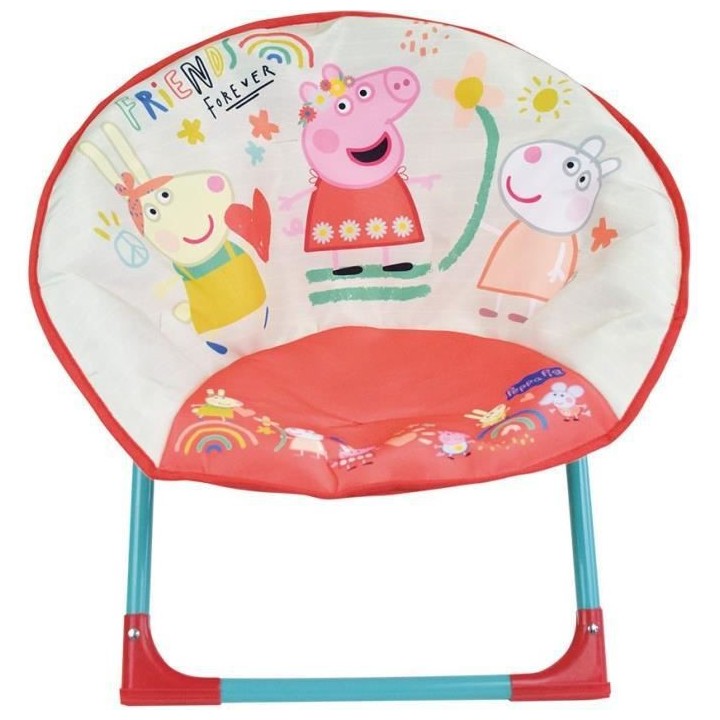 FUN HOUSE Peppa Pig Siege lune - Pliable - H.47 x l.54 x P.42 cm - Pou