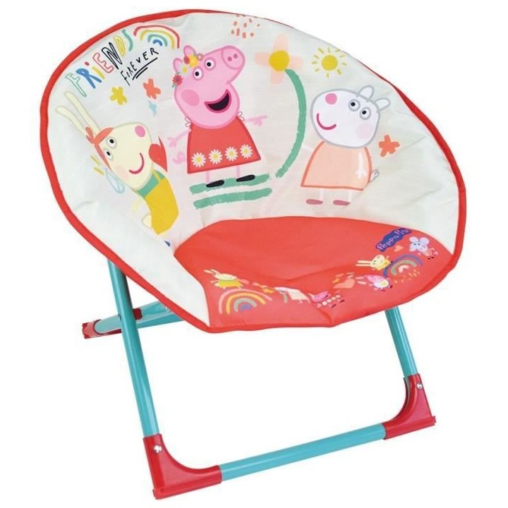 FUN HOUSE Peppa Pig Siege lune - Pliable - H.47 x l.54 x P.42 cm - Pou