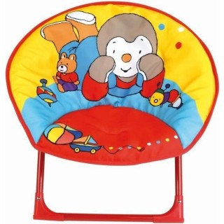 FUN HOUSE T'CHOUPI Siege lune - Pliable - H.47 x l.54 x P.42 cm - Pour