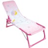 FUN HOUSE Licorne Chaise longue transat - Pliable - 112 x 40 x 40 cm - Pour enfant