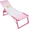 FUN HOUSE Licorne Chaise longue transat - Pliable - 112 x 40 x 40 cm - Pour enfant